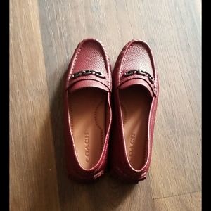 Coach leather loafers